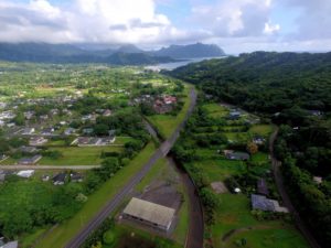 400' up and looking towards Ka'a'awa via Phantom 3 Pro, piloted & photographed by 'Iolele staff